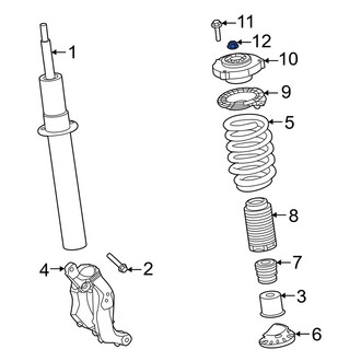 Volvo OE - Suspension Strut Nut