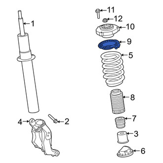 Volvo OE - Upper Coil Spring Insulator