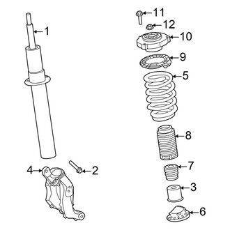 Volvo OE - Front Suspension - Struts & Components (RWD)
