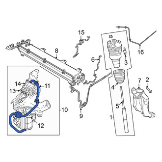 Volvo OE - Front Air Suspension Compressor Line