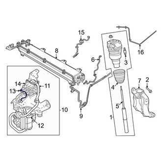 Volvo OE - Front Air Suspension Compressor Line