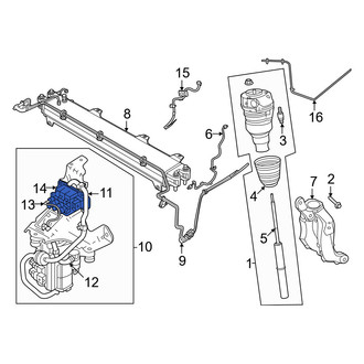 Volvo OE - Front Suspension Self-Leveling Valve