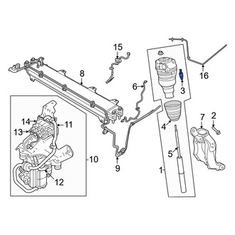 Volvo OE - Front Suspension Self-Leveling Valve