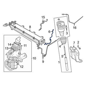 Volvo OE - Front Suspension Self-Leveling Wiring Harness