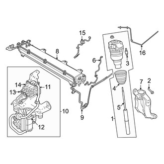 Volvo OE - Front Suspension - Struts & Components (With Auto Level)