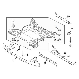 Volvo OE - Front Suspension - Suspension Mounting (RWD)