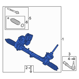 Volvo OE - Front Rack and Pinion Assembly
