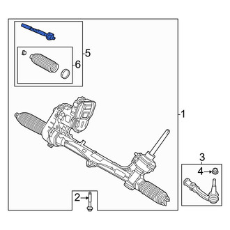 Volvo OE - Front Left Outer Steering Tie Rod End