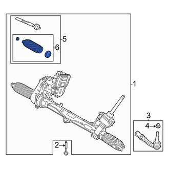 Volvo OE - Front Rack and Pinion Bellows