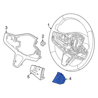 Volvo OE - Right Steering Wheel Radio Controls
