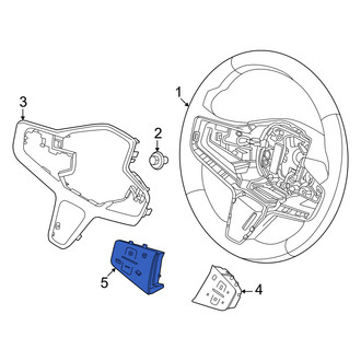 Volvo OE - Right Steering Wheel Radio Controls