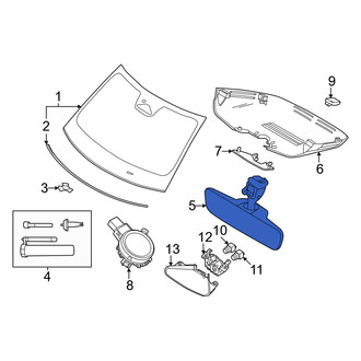 Volvo OE - Front Interior Rear View Mirror