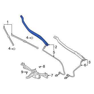 Volvo OE - Front Right Wiper Arm