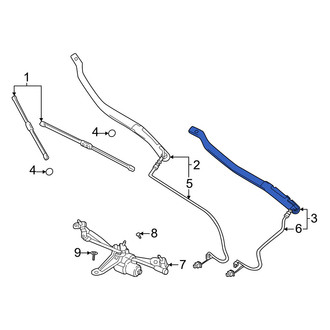 Volvo OE - Front Left Wiper Arm