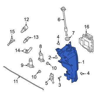 Volvo OE - Front Right Washer Fluid Reservoir