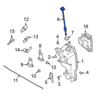 Volvo OE - Front Right Washer Fluid Level Sensor