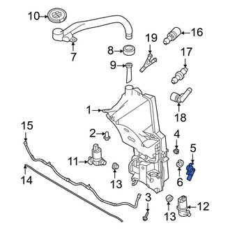 Volvo OE - Windshield Washer Hose Adapter