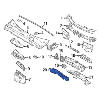 Volvo OE - Upper Outer Engine Compartment Insulation