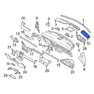 Volvo OE - Upper Instrument Panel Cover