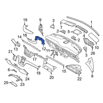 Volvo OE - Upper Instrument Panel Cover