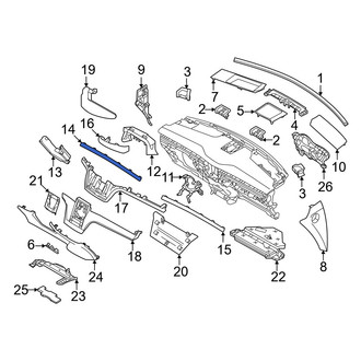 Volvo OE - Right Instrument Panel Molding