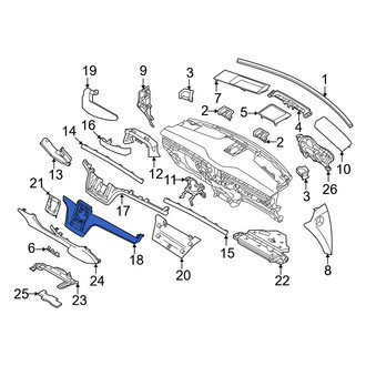 Volvo OE - Right Instrument Panel Pad