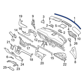 Volvo OE - Instrument Panel Weatherstrip