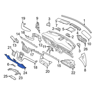 Volvo OE - Instrument Panel Knee Bolster