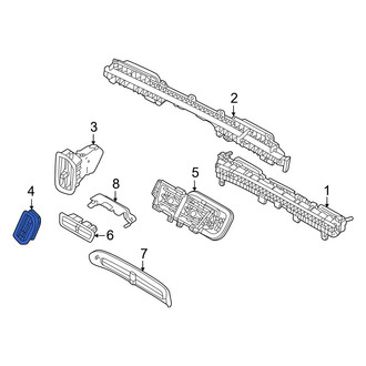 Volvo OE - Rear Left Dashboard Air Vent