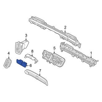 Volvo OE - Center Left Dashboard Air Vent