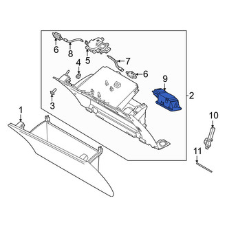 Volvo OE - Front Glove Box Light