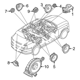 Volvo OE - Instrument Panel - Sound System (Speakers)