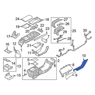 Volvo OE - Front Left Forward Console Panel