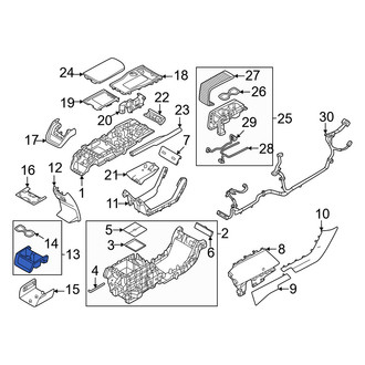 Volvo OE - Rear Console Panel