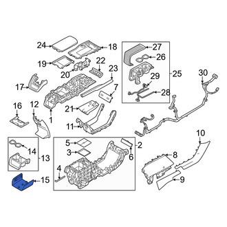 Volvo OE - Console Compartment Bracket