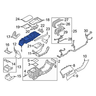 Volvo OE - Center Lower Center Console