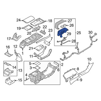 Volvo OE - Console Cup Holder
