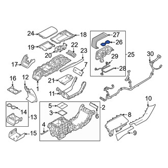 Volvo OE - Console Mat