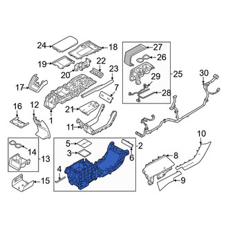 Volvo OE - Center Lower Center Console