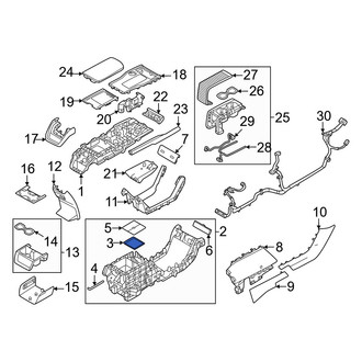 Volvo OE - Console Mat