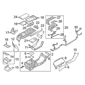 Volvo OE - Console Hinge