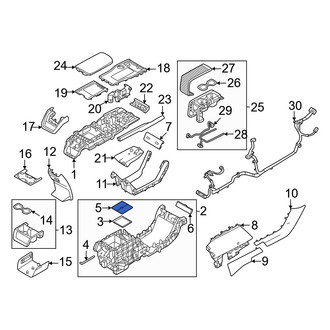 Volvo OE - Rear Console Lid
