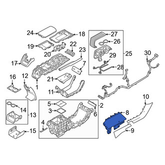 Volvo OE - Front Left Forward Console Panel