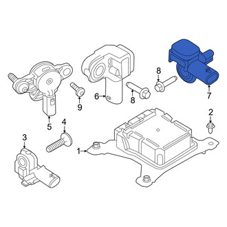 Volvo OE - Center Rear Air Bag Impact Sensor