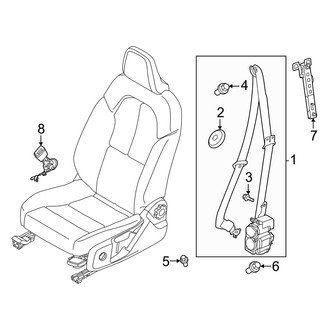 Volvo OE - Restraint Systems - Front Seat Belts