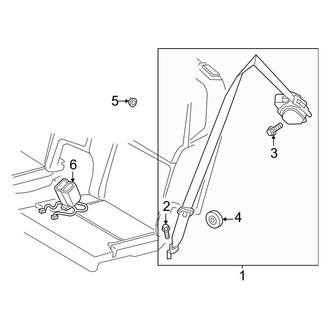 Volvo OE - Restraint Systems - Third Row Seat Belts