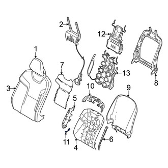 Volvo OE - Front Right Seat Trim Panel