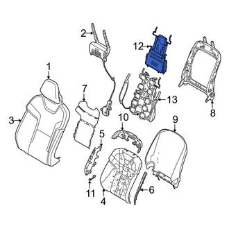 Volvo OE - Front Left Seat Lumbar Support Cushion