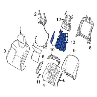 Volvo OE - Front Left Seat Lumbar Support Cushion