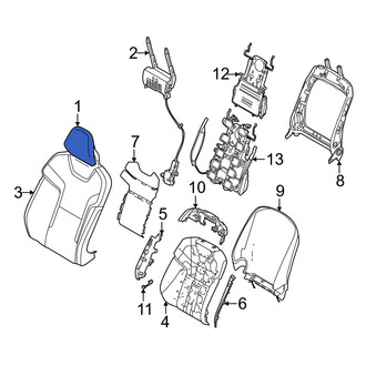 Volvo OE - Front Left Headrest